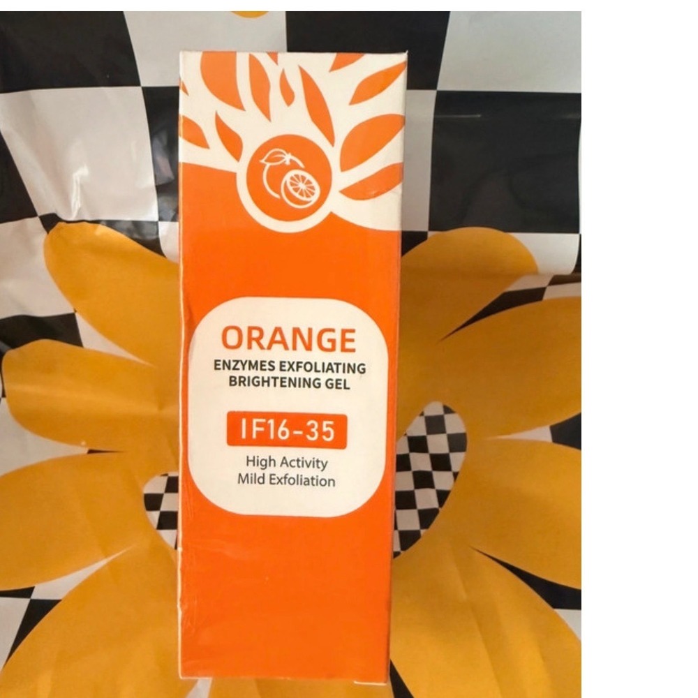 Orange Enzymes Exfoliating Brightening Gel IF16-35 1.7oz New